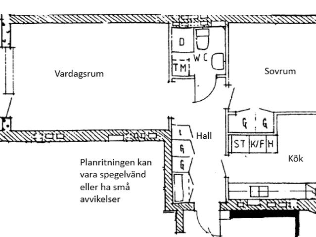 Lägenhet hyra i Nybro, Kalmar