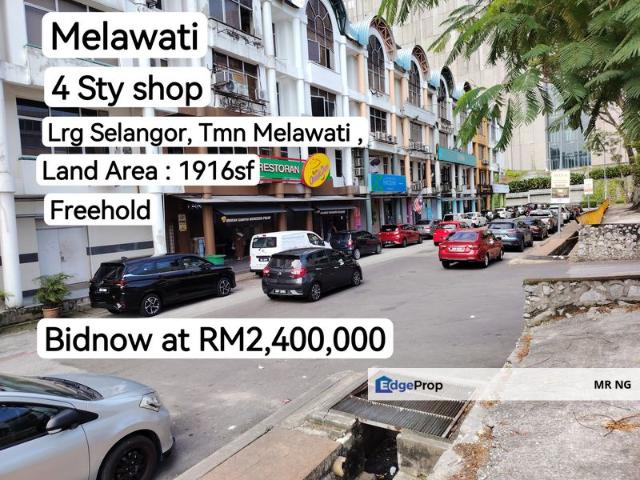 Shop for sale in Taman Melawati, Selangor