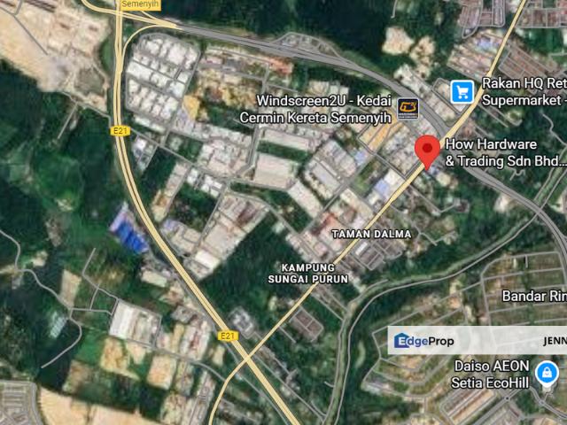 Warehouse for sale in Kajang, Langat