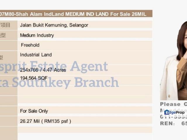 Warehouse for sale in Alam Impian, Selangor