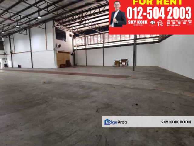 Warehouse for rent in Wellesley, Penang