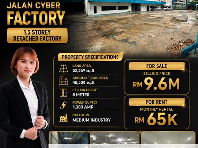 Warehouse for sale in Kulai, Johor