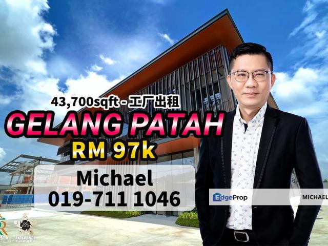 Warehouse for rent in Gelang Patah, Iskandar Puteri