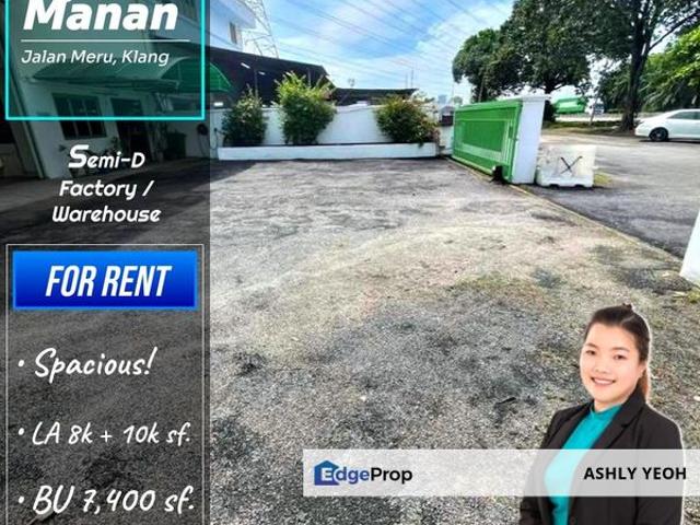 Warehouse for rent in Port Klang, Selangor
