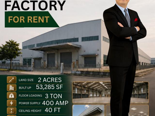 Warehouse for rent in Selangor