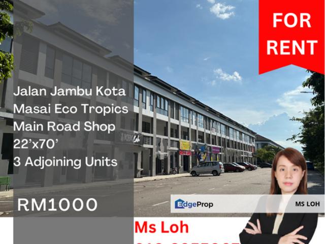 Shop for rent in Pasir Gudang, Johor