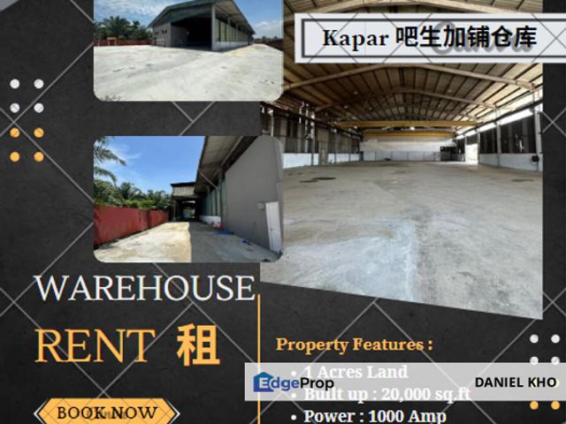 Warehouse for rent in Port Klang, Selangor