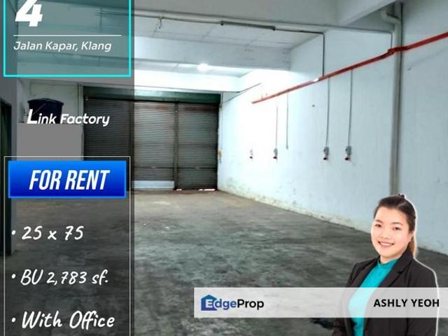 Warehouse for rent in Port Klang, Selangor