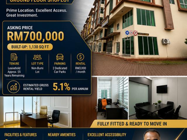 Shop for sale in Alam Impian, Selangor