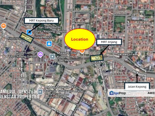 Shop for sale in Kepong, Kuala Lumpur