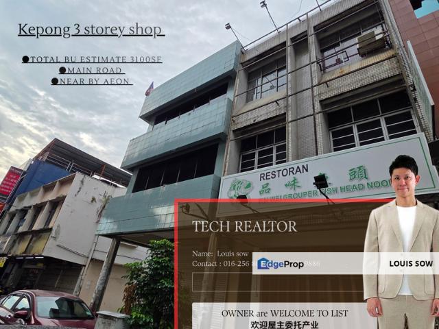 Shop for rent in Kepong, Kuala Lumpur