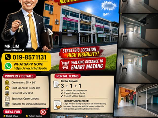 Shop for rent in Kuching, Sarawak