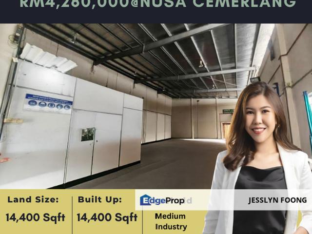 Warehouse for sale in Ulu Tiram, Johor