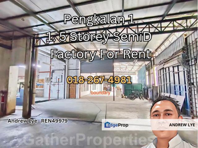 Warehouse for rent in Perak, Tanjong Ipoh