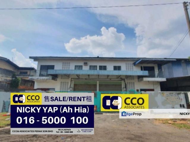 Warehouse for rent in Perak, Tanjong Ipoh