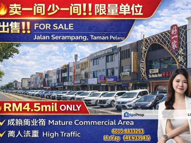 Shop for sale in Johore Bahru, Johor