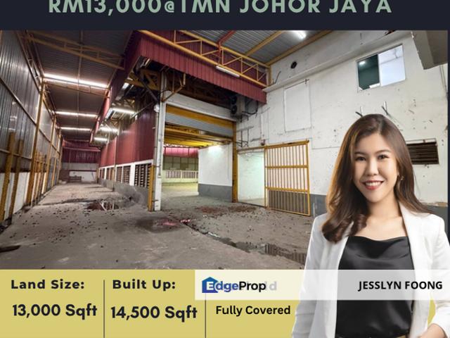 Warehouse for rent in Johore Bahru, Johor