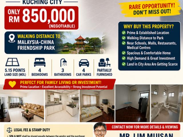 House for sale in Kuching
