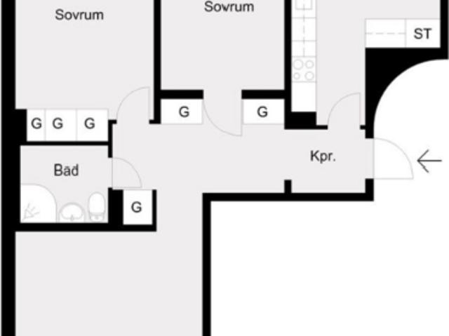 Lägenhet hyra i Kallhäll, Stockholm