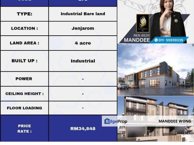 Warehouse for rent in Jenjarom, Selangor