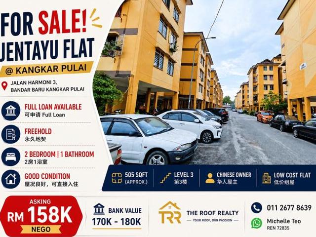 Flat for sale in Bukit Ledang, Johor