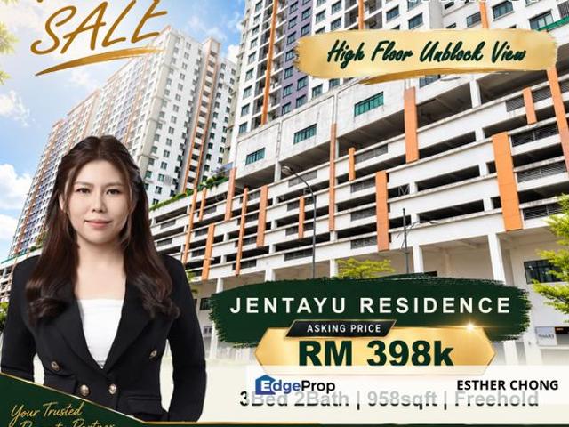 Condominium for sale in Pangsapuri Jentayu, Johor Bahru