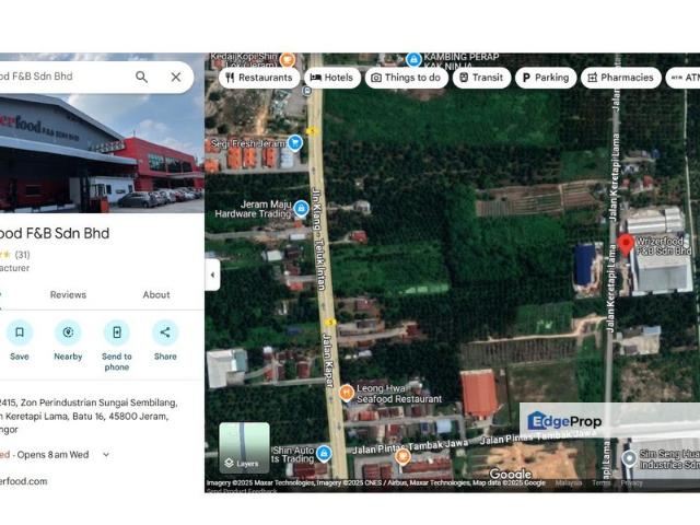Warehouse for sale in Jeram, Selangor