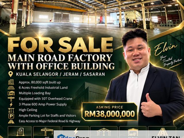 Warehouse for sale in Jeram, Selangor