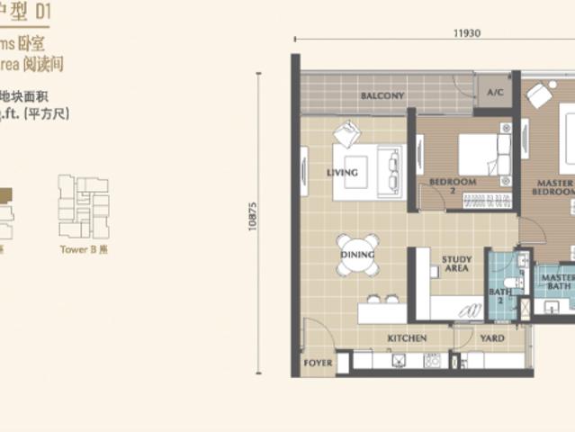 Apartment for rent in Kinabalu, Sabah