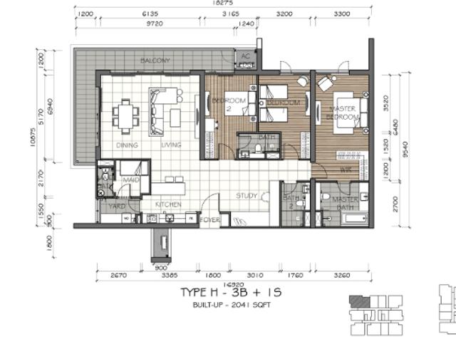 Apartment for rent in Kinabalu, Sabah
