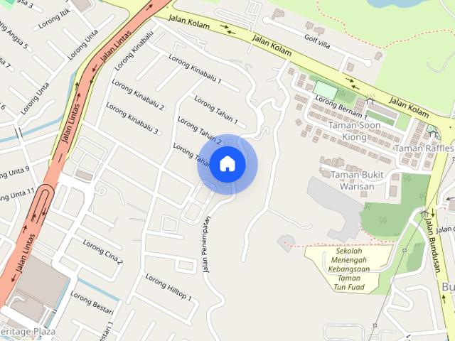 House for rent in Taman Soon Kiong, Bundusan