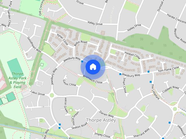 House for rent in Thorpe Astley, Blaby
