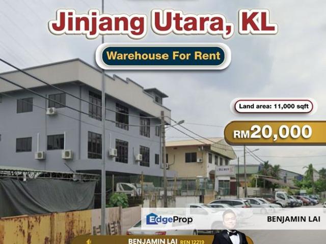 Warehouse for rent in Kepong, Kuala Lumpur