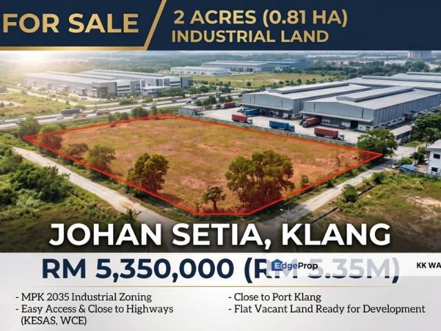 Warehouse for sale in Bandaraya Klang, Klang