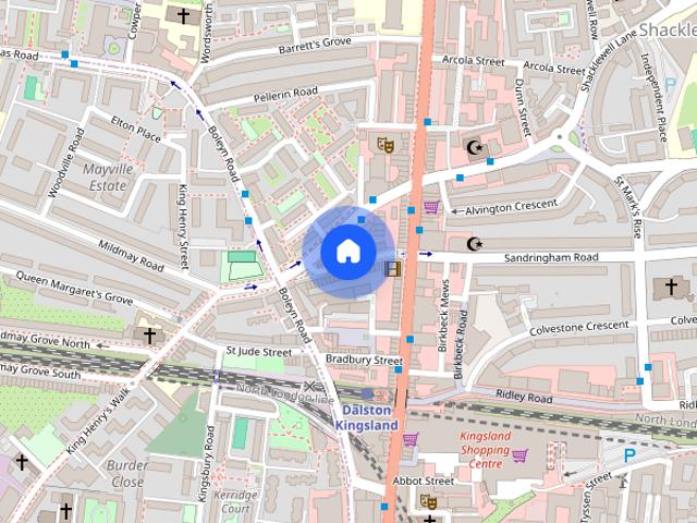 Apartment for rent in Shacklewell, Greater London