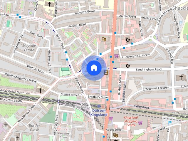 Apartment for rent in Shacklewell, Greater London
