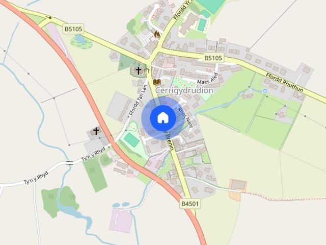 House for rent in Cerrigydrudion, Wales