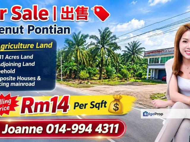 Warehouse for sale in Pontian, Johor