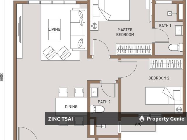 Serviced Residence for rent in Country Heights Damansara, Kuala Lumpur