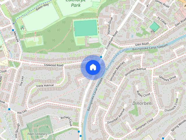 House for rent in Church Crookham, Hart