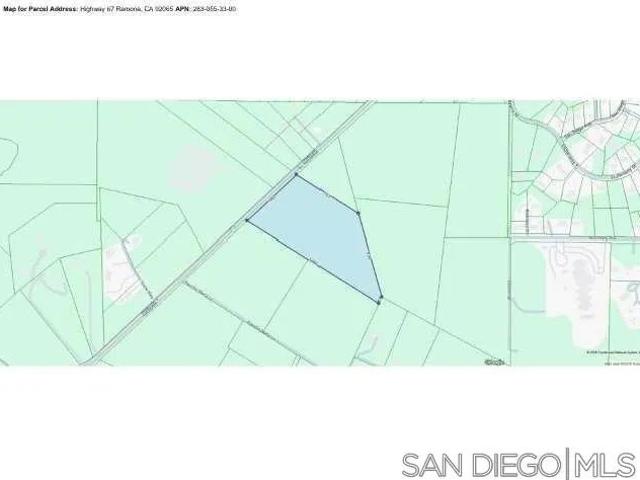 Land for sale in Ramona, California