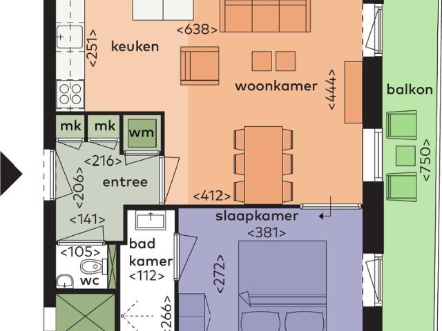 Appartement te huur in Amsterdam, Oost