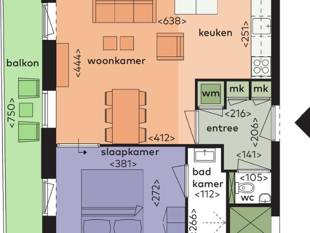 Appartement te huur in Oost, Amsterdam