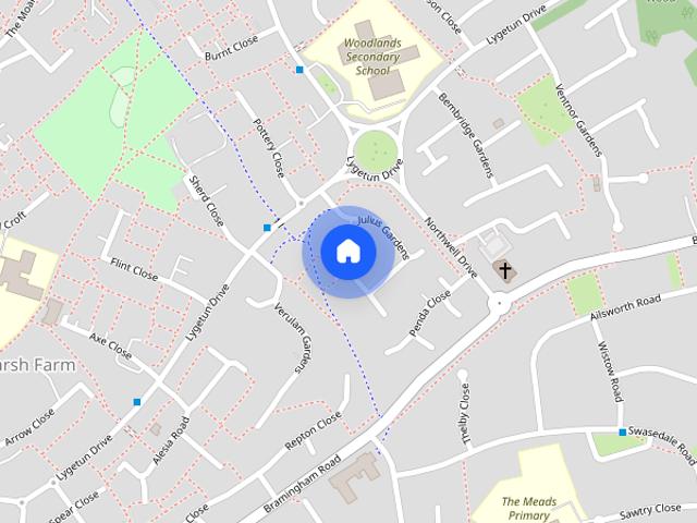House for rent in Marsh Farm, Luton