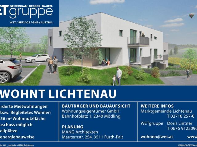 Apartment mieten in Lichtenau, Niederösterreich
