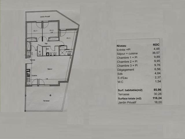Appartement vente à Pau, Jurançon