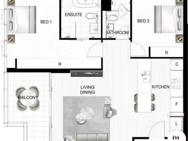 Apartment for rent in Buranda, Greater Brisbane