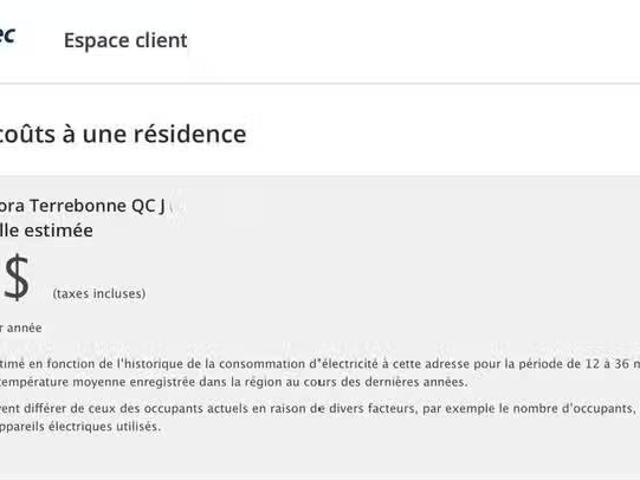 Condo for rent in Les Moulins, Quebec