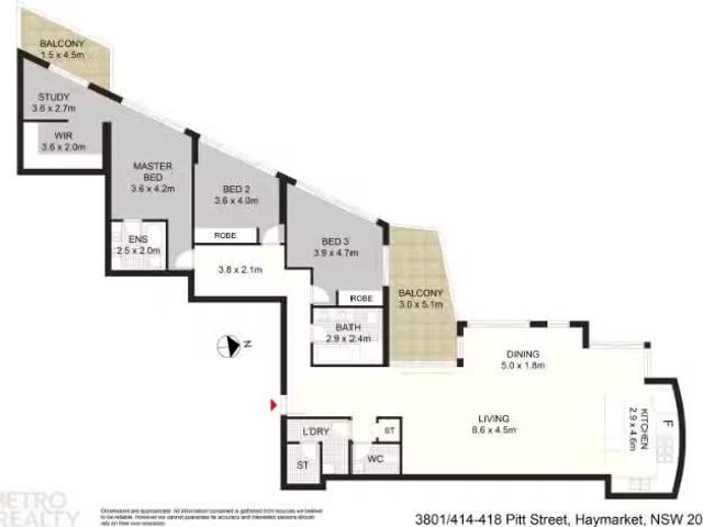 Apartment for rent in Sydney, New South Wales