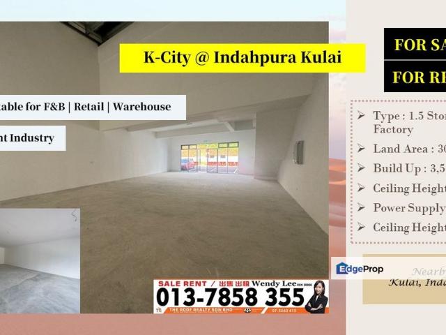 Warehouse for rent in Kulai, Johor